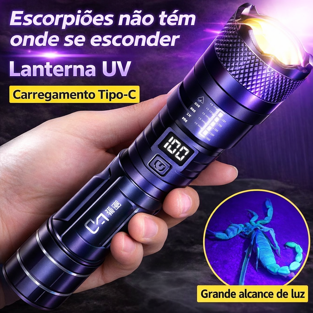 🔦💥 Superzoom Potente e Impermeável