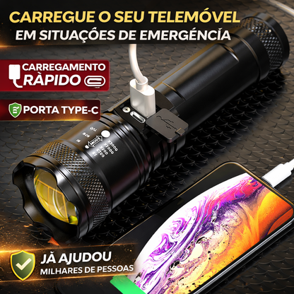 🔦💥 Superzoom Potente e Impermeável