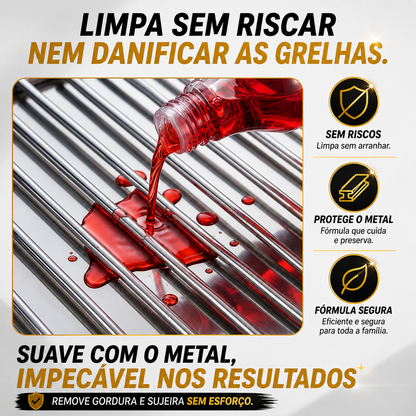 Limpador de Ação Rápida para Fornos e Churrasqueiras