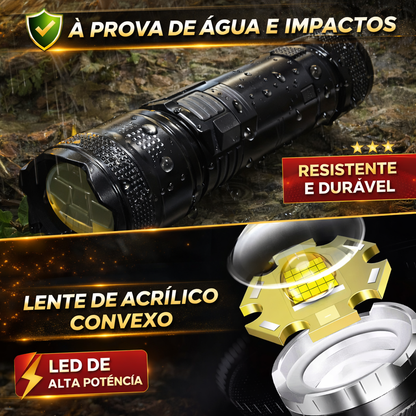 🔦💥 Superzoom Potente e Impermeável