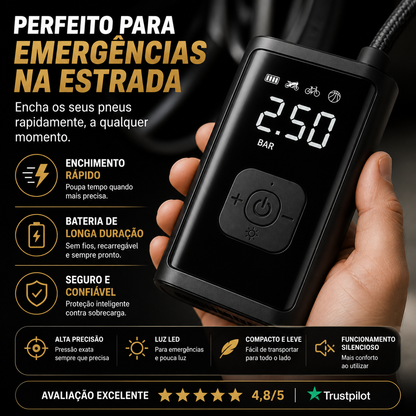 Compressor de Ar Profissional Inteligente Sem Fio